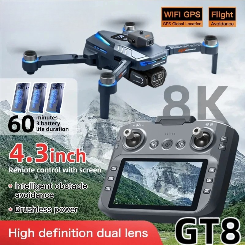 Original GT8 Drone 8K Professi - огляд і ціна Drone Multispectral