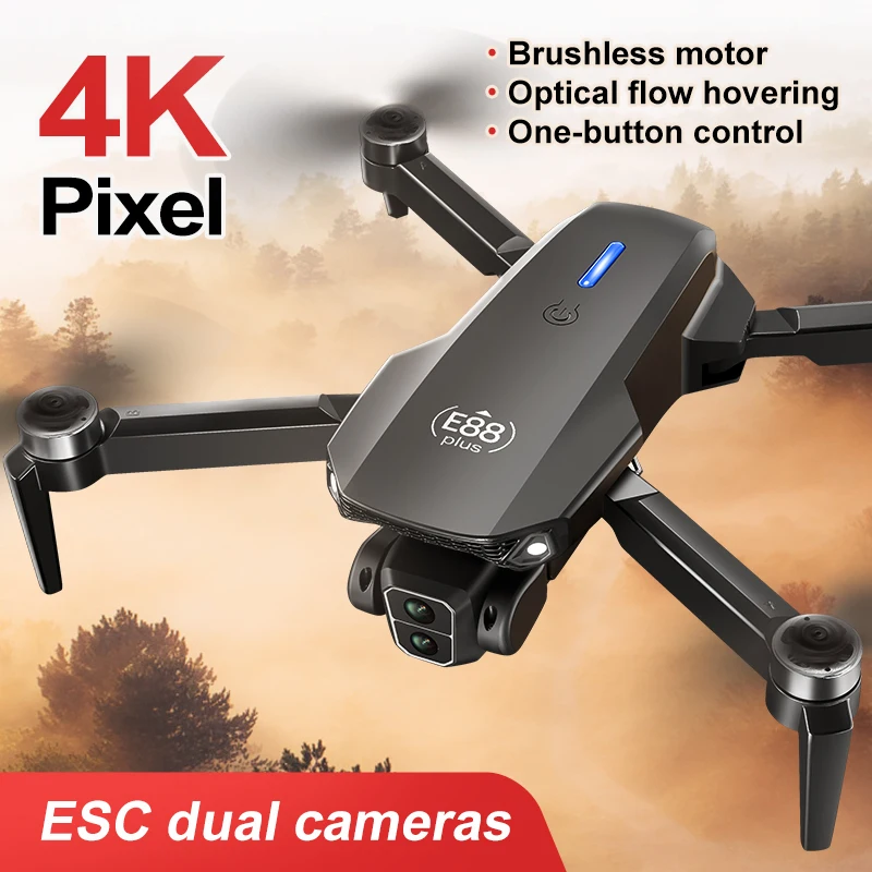 New E88 Plus Quadcopter Drone: - огляд і ціна Drone Lidar