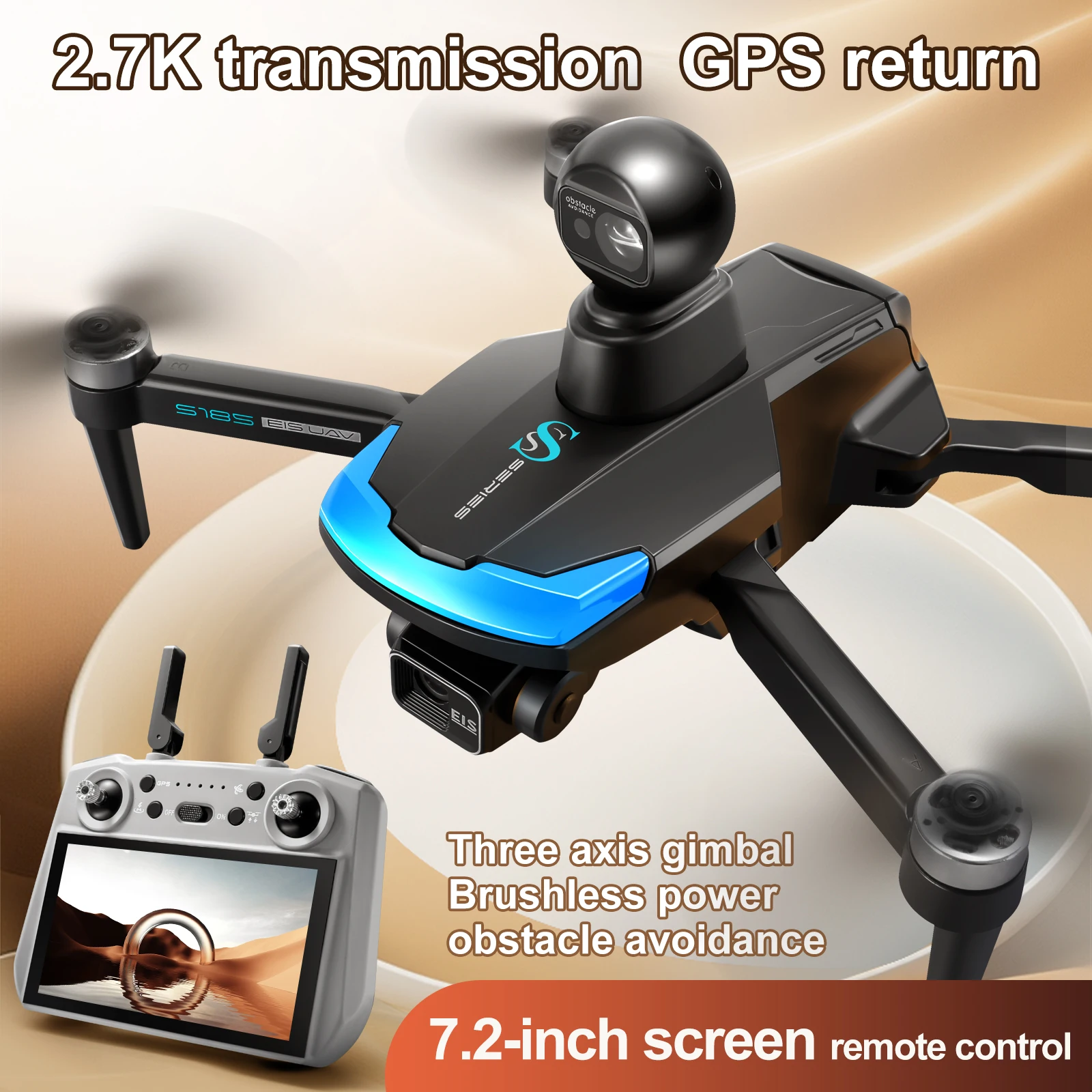 S185 Professional Drone 2.7K H - огляд і ціна Drone Multispectral