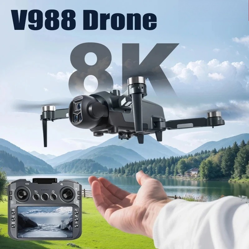 Original V988 Drone 8K HD Dual - огляд і ціна Drone Multispectral