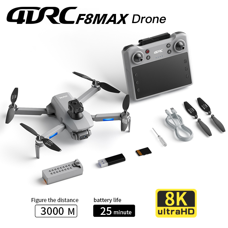 F8 MAX GPS Drone Professional  - огляд і ціна Drone Lidar